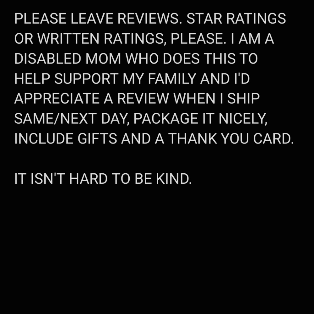 💕 PLEASE LEAVE REVIEWS 💕